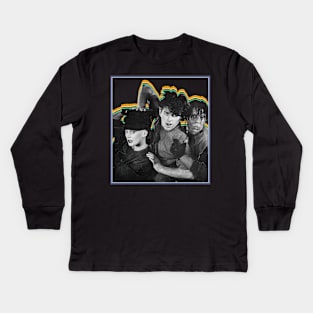 Thompson Twins retro style Kids Long Sleeve T-Shirt